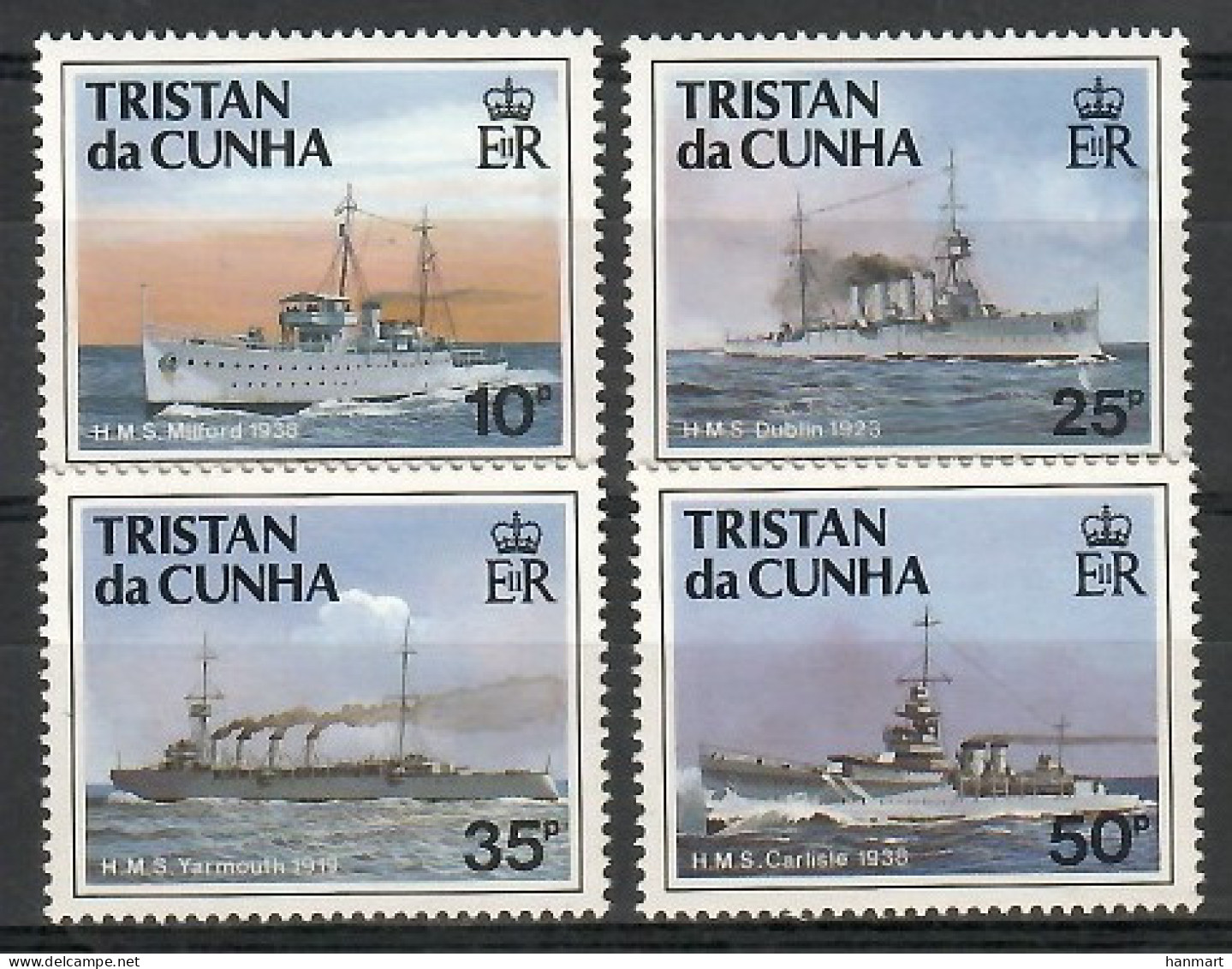 Tristan Da Cunha 1991 Mi 504-507 MNH  (ZS6 TDC504-507) - Militaria