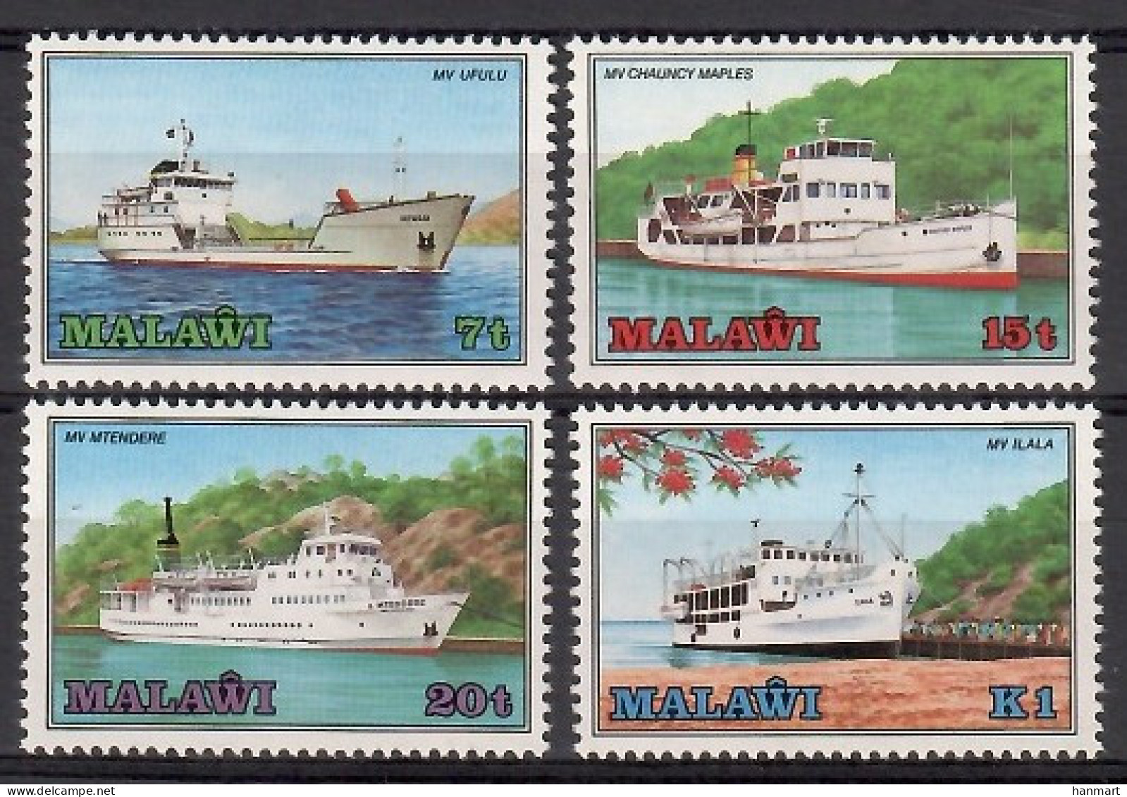 Malawi 1985 Mi 449-452 MNH  (ZS6 MLW449-452) - Barche