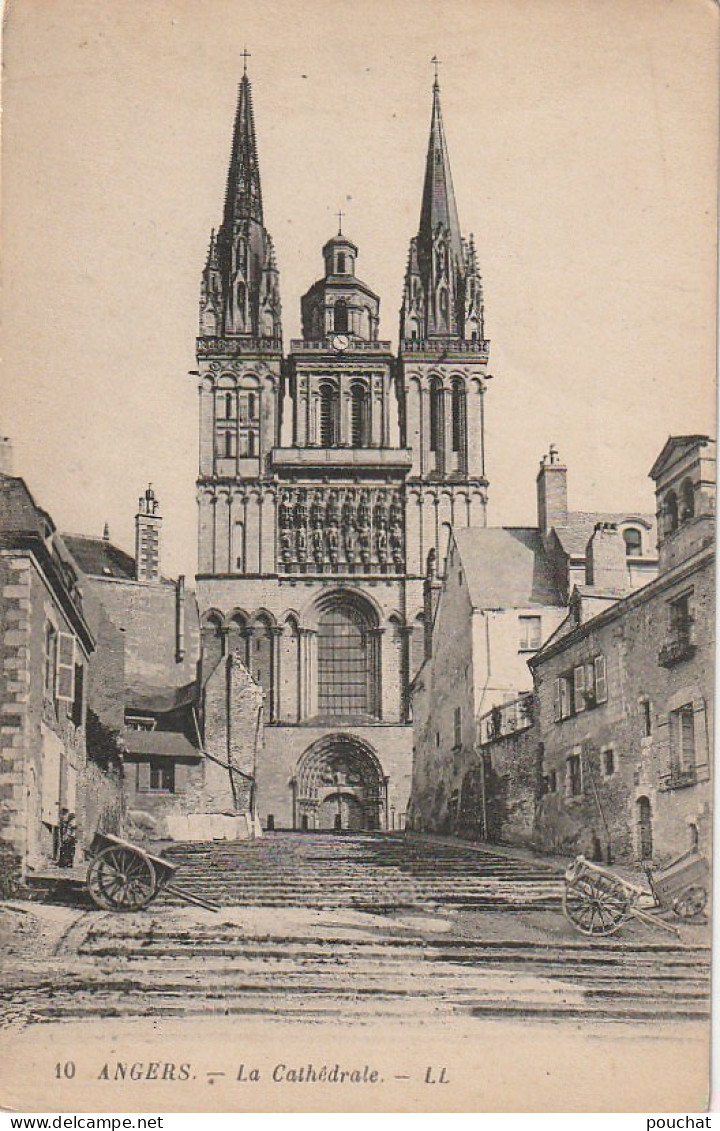 ZY 65-(49) ANGERS - LA CATHEDRALE - 2 SCANS - Angers