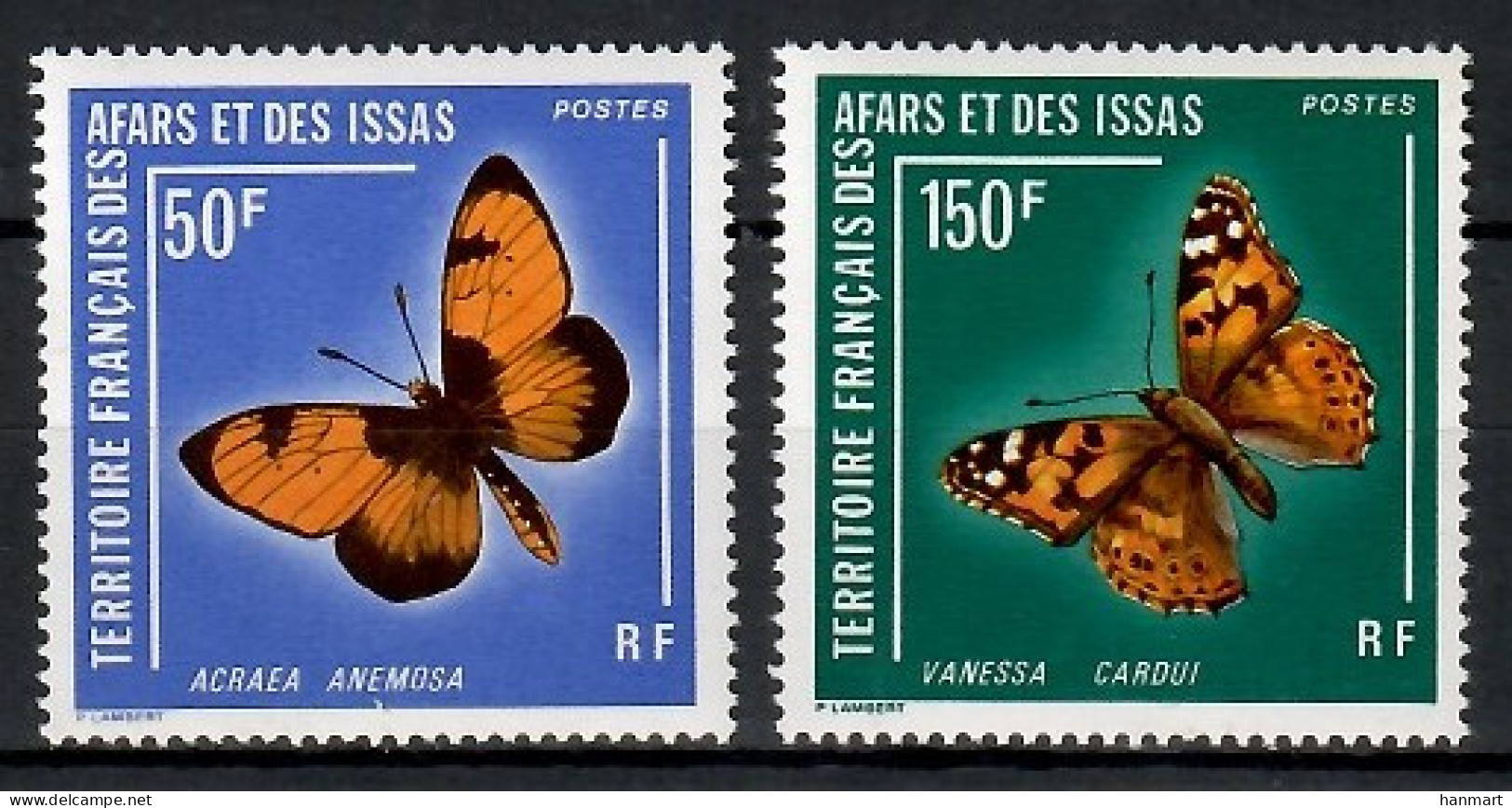 French Afars And Issas 1976 Mi 161-162 MNH  (ZS4 DJB161-162) - Andere & Zonder Classificatie