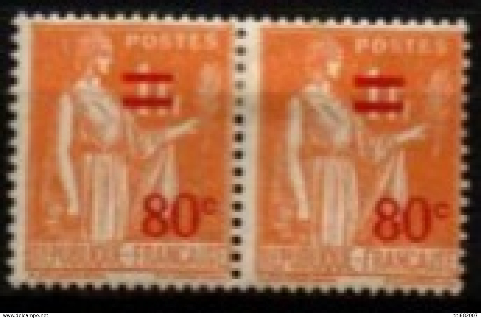 FRANCE    -   1937 .   Y&T N° 359 *  En Paire - Unused Stamps