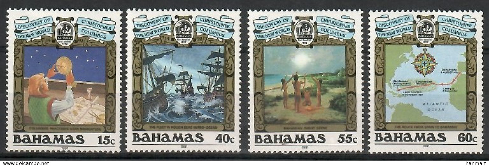Bahamas 1991 Mi 752-755 MNH  (ZS2 BHM752-755) - Géographie