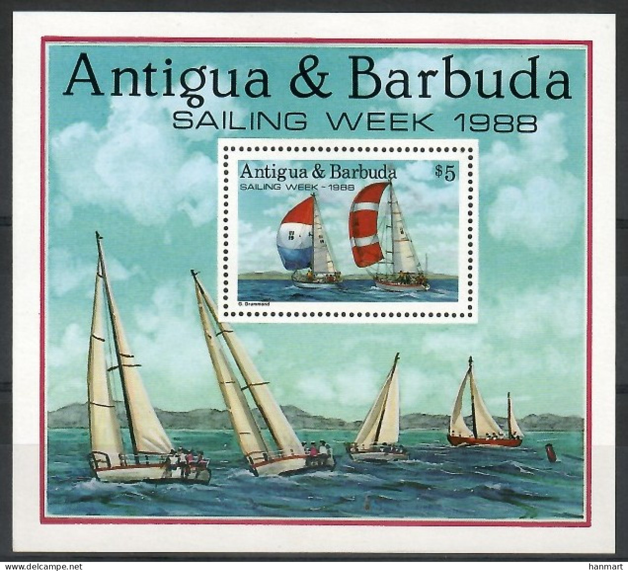 Antigua And Barbuda 1988 Mi Block 139 MNH  (ZS2 ANBbl139) - Sonstige