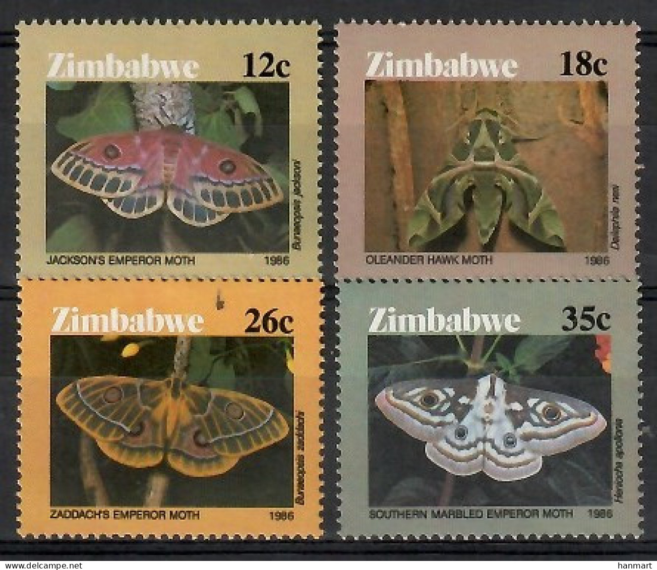 Zimbabwe 1986 Mi 344-347 MNH  (ZS6 ZBW344-347) - Sonstige