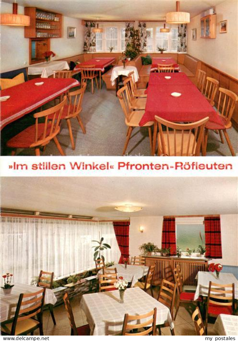 73651854 Roefleuten Hotel Pension Im Stillen Winkel Gastraum Roefleuten - Pfronten