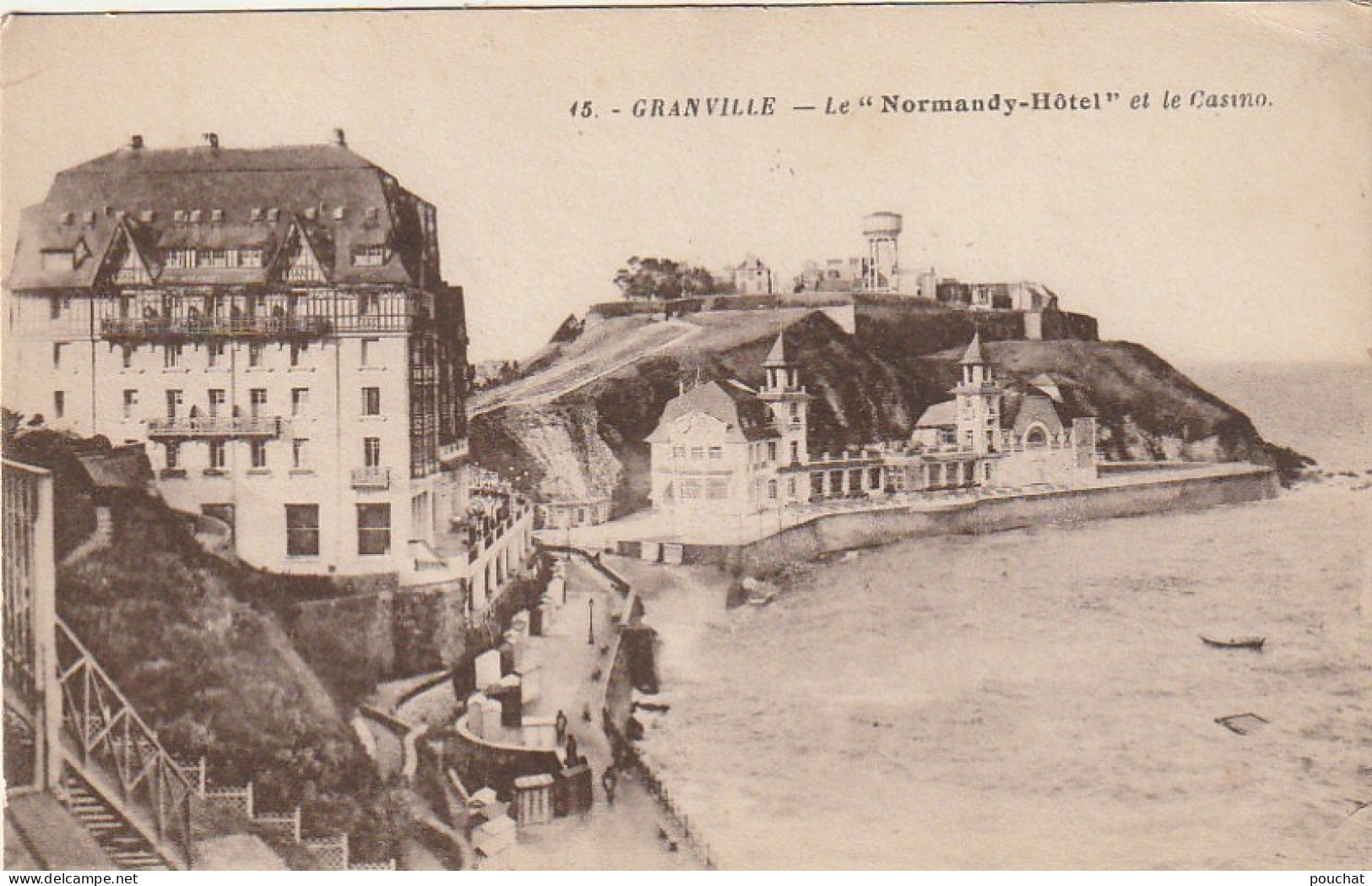 ZY 69-(50) GRANVILLE - LE " NORMANDY HOTEL " ET LE CASINO - 2 SCANS - Granville