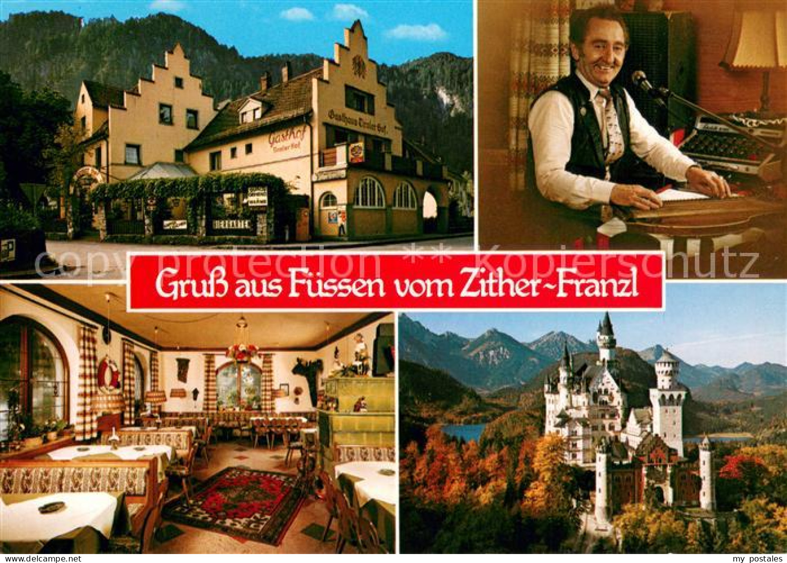 73651839 Ziegelwies Grenzgasthof Der Singende Wirt Zither-Franzl Schloss Neuschw - Fuessen