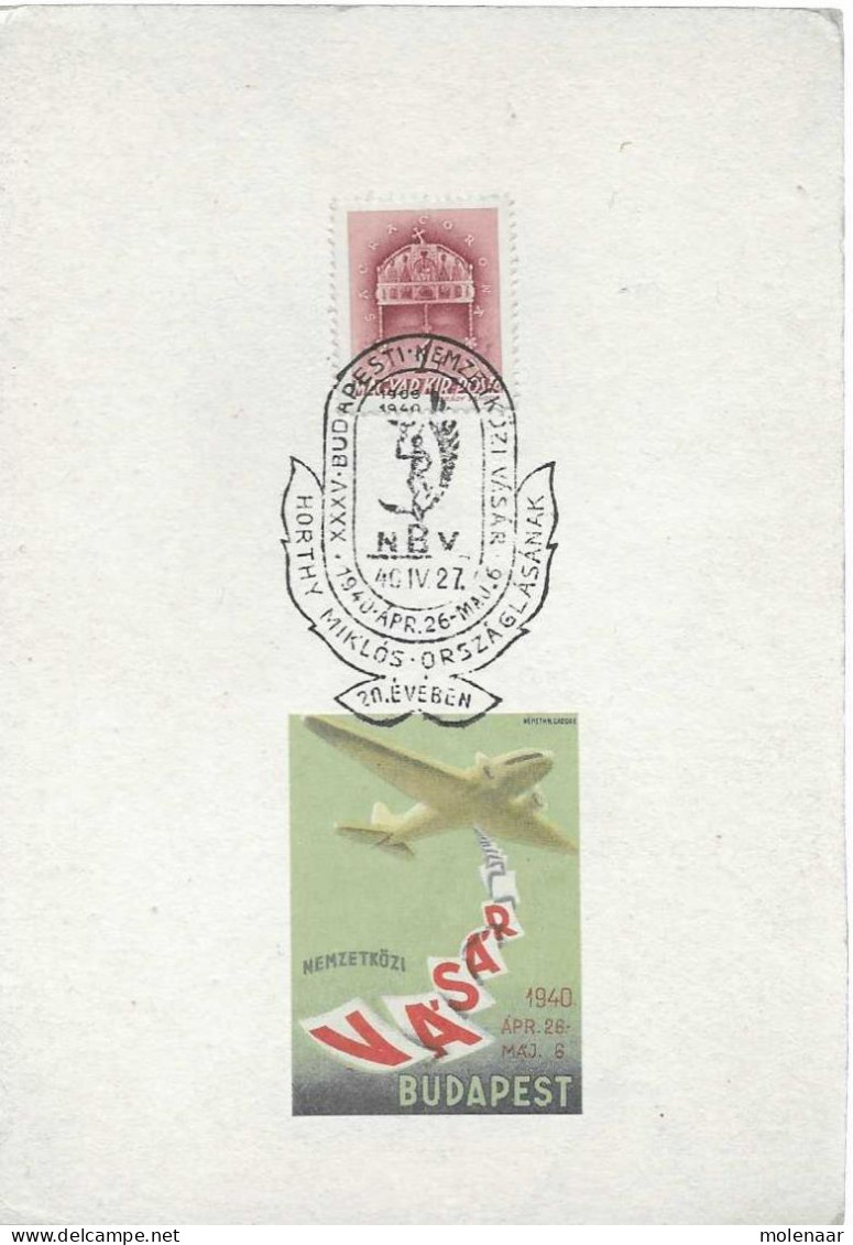 Postzegels > Europa > Hongarije > 1918-44 > Kaart Met No. 691 (17082) - Lettres & Documents