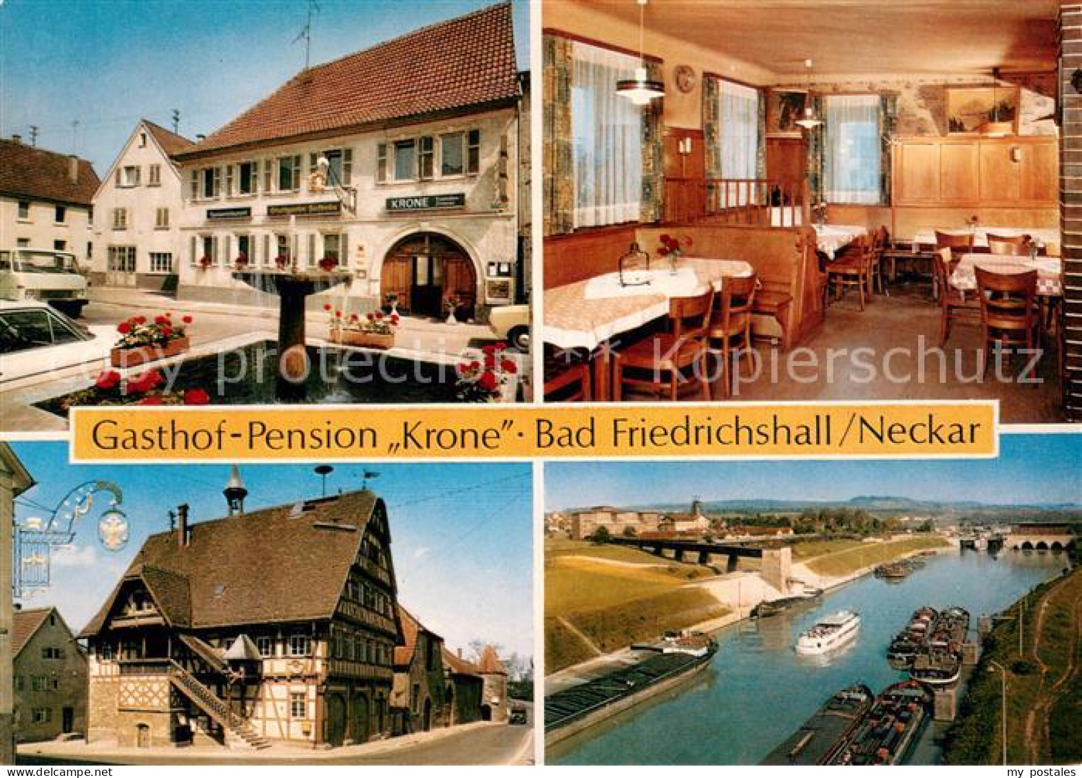 73651827 Bad Friedrichshall Gasthof Pension Krone Restaurant Panorama Neckar Bin - Bad Friedrichshall