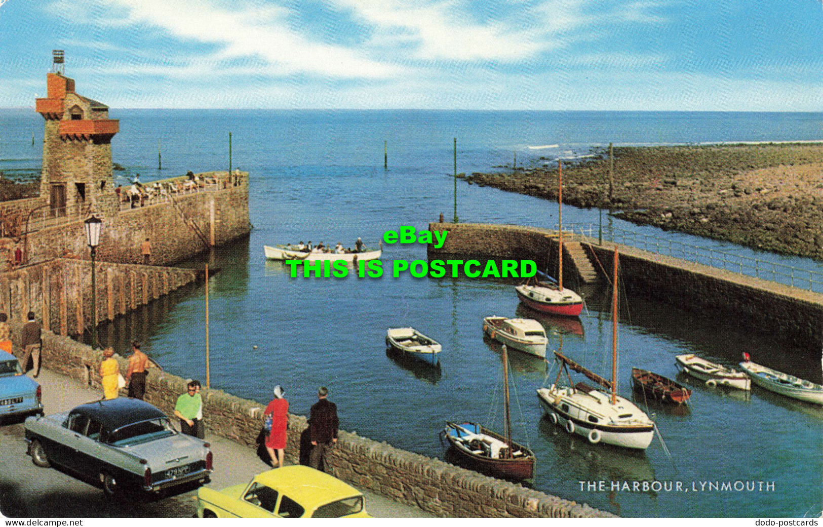 R573296 Harbour. Lynmouth. Salmon - Wereld