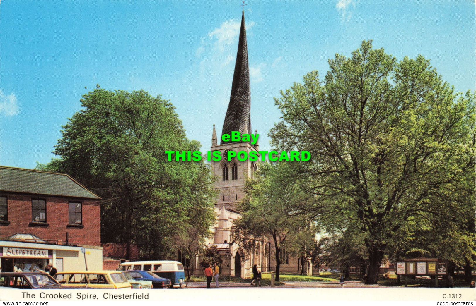 R573298 Crooked Spire. Chesterfield. C.1312. Dennis. St. Mary And All Saints Chu - Wereld