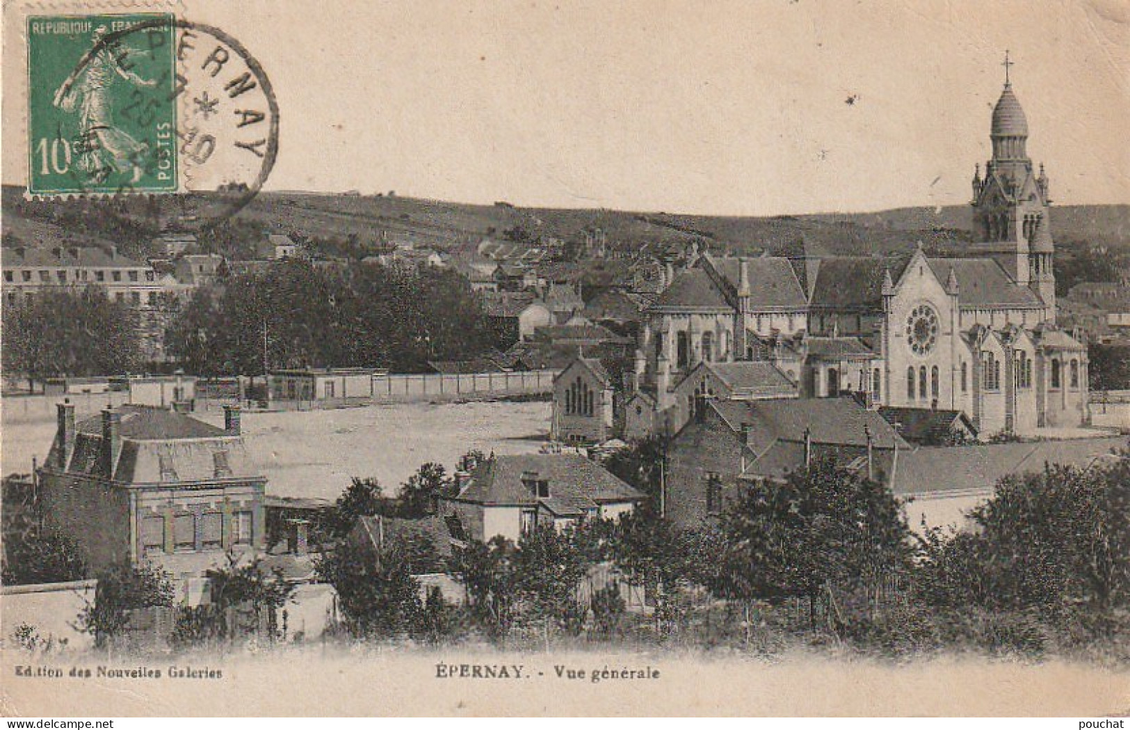 ZY 70-(51) EPERNAY - VUE GENERALE - 2 SCANS - Epernay