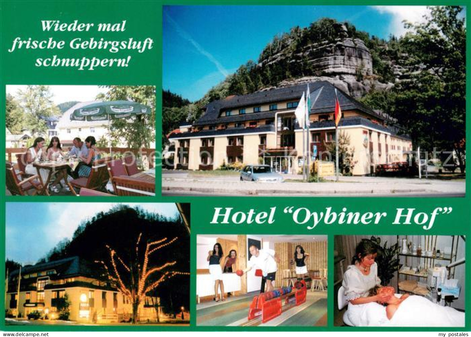 73651804 Oybin Hotel Oybiner Hof Terrasse Kegelbahn Massage Oybin - Oybin