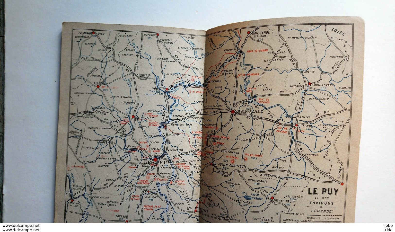 Le Puy Et Ses Environs Guide Indicateur Illustré Haute Loire 1898 - Reiseprospekte