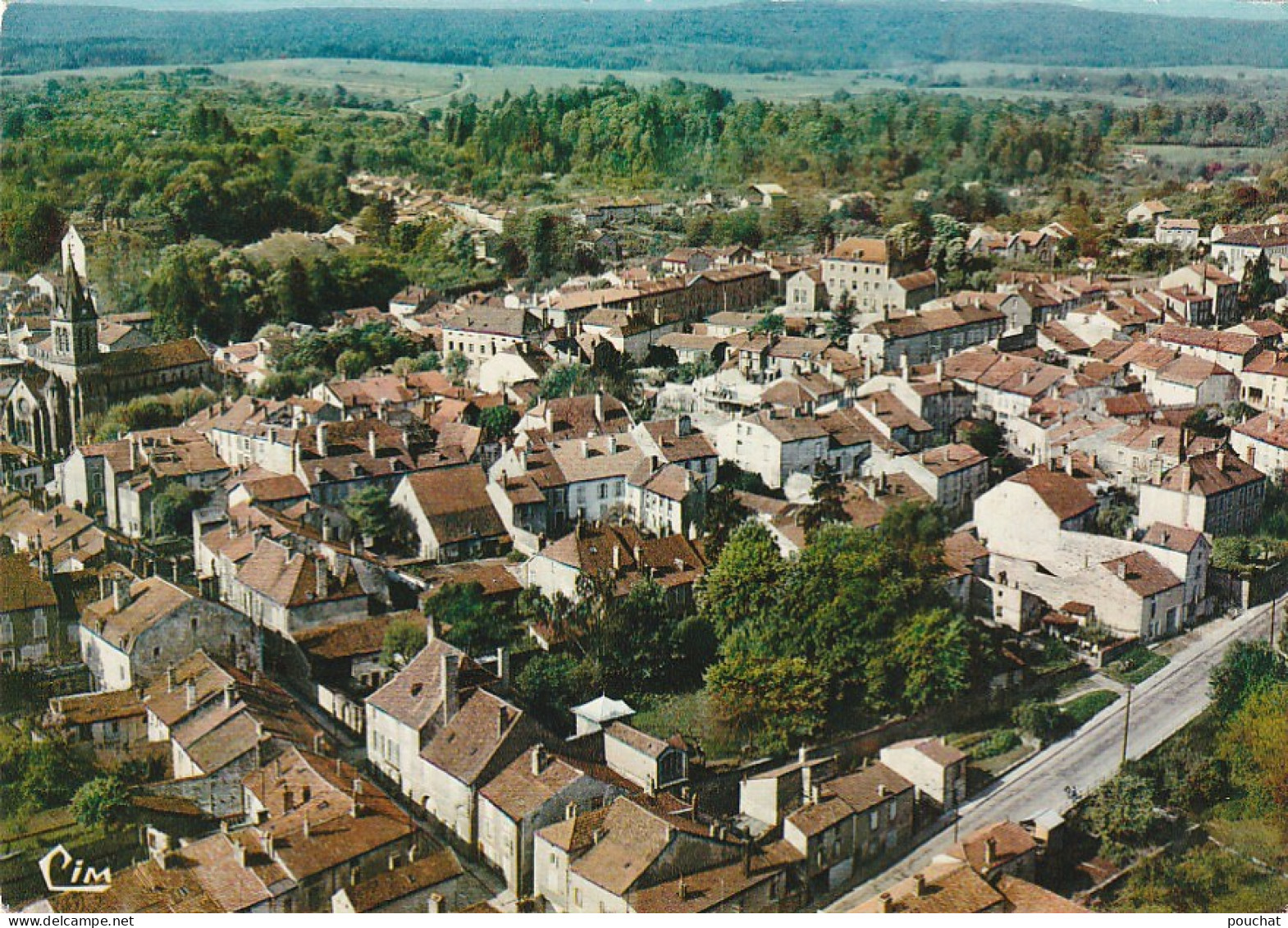 ZY 71-(52) BOURBONNE LES BAINS - VUE AERIENNE - 2 SCANS - Bourbonne Les Bains