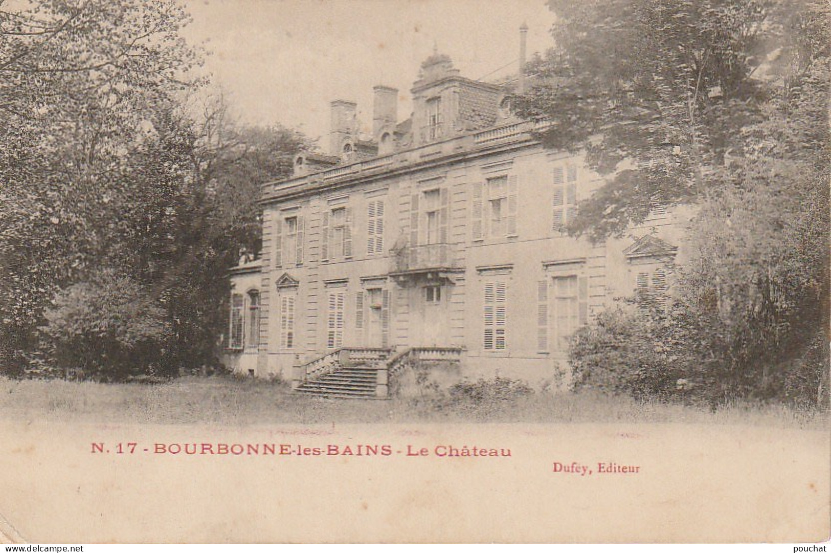 ZY 71-(52) BOURBONNE LES BAINS - LE CHATEAU - 2 SCANS - Bourbonne Les Bains