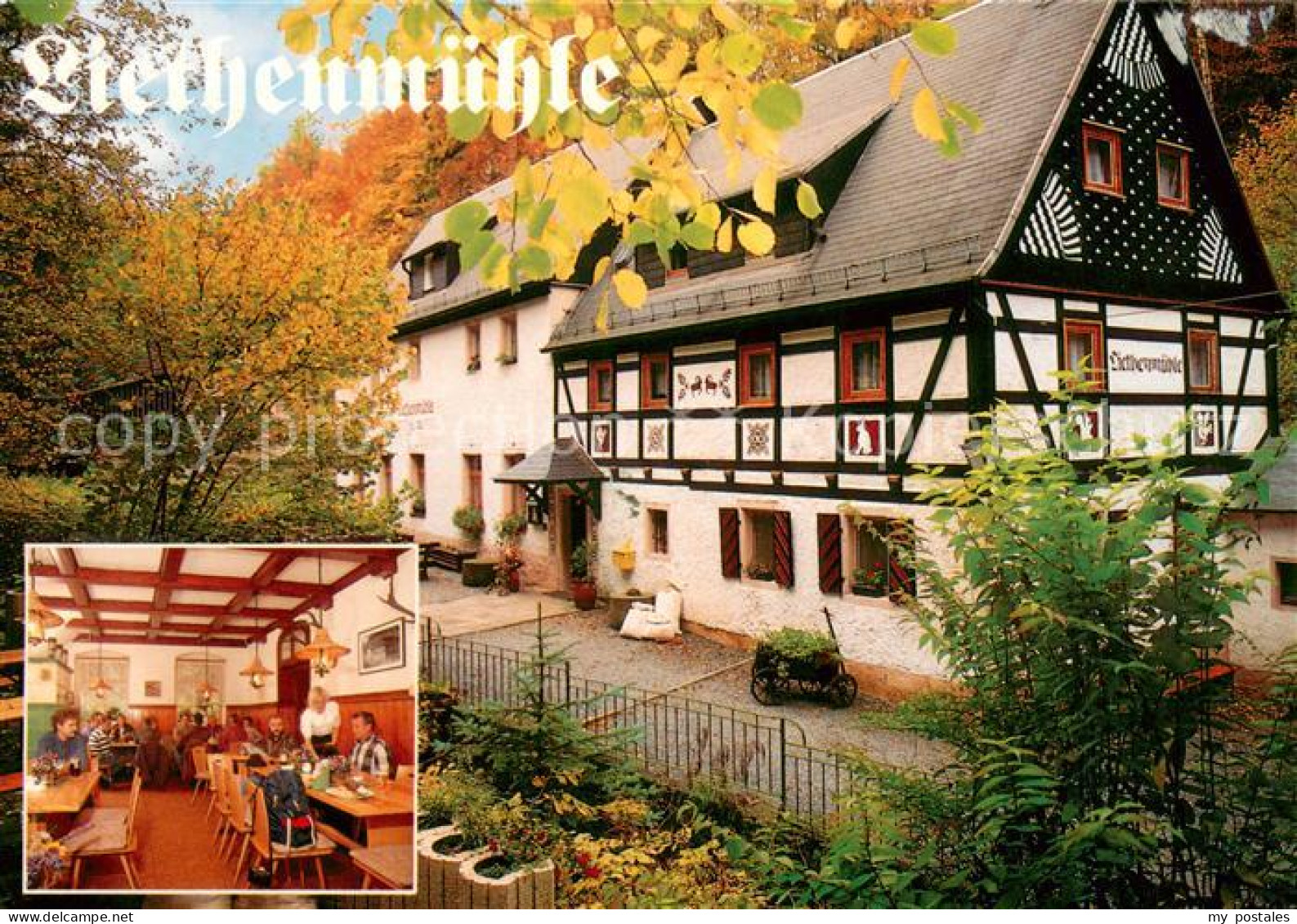 73651799 Kleinhennersdorf Waldgasthof Pension Liethenmuehle Gaststube Kleinhenne - Gohrisch