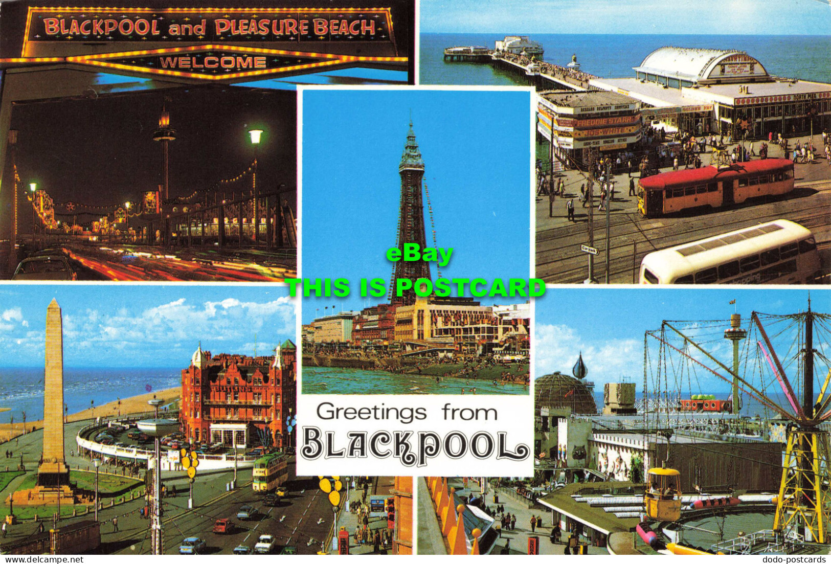 R573312 Greetings From Blackpool. Hinde. Multi View - Wereld