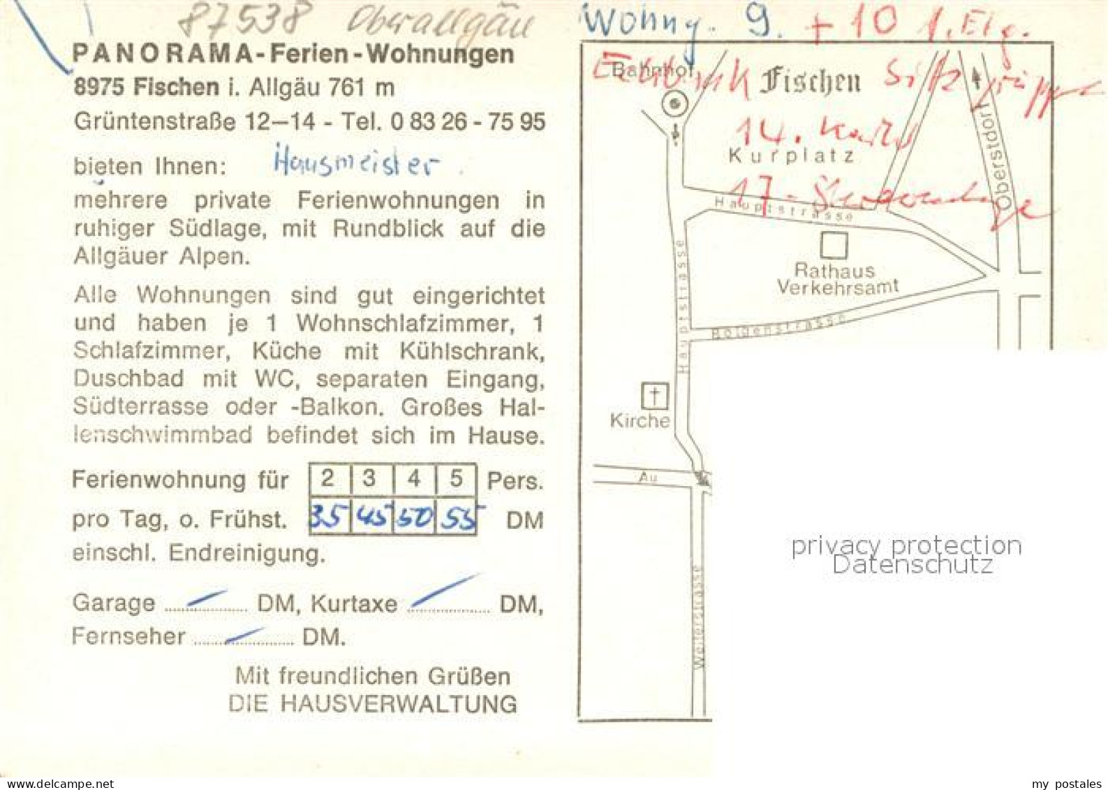 73651785 Fischen Allgaeu Panorama Ferienwohnungen Appartements Kueche Hallenbad  - Fischen