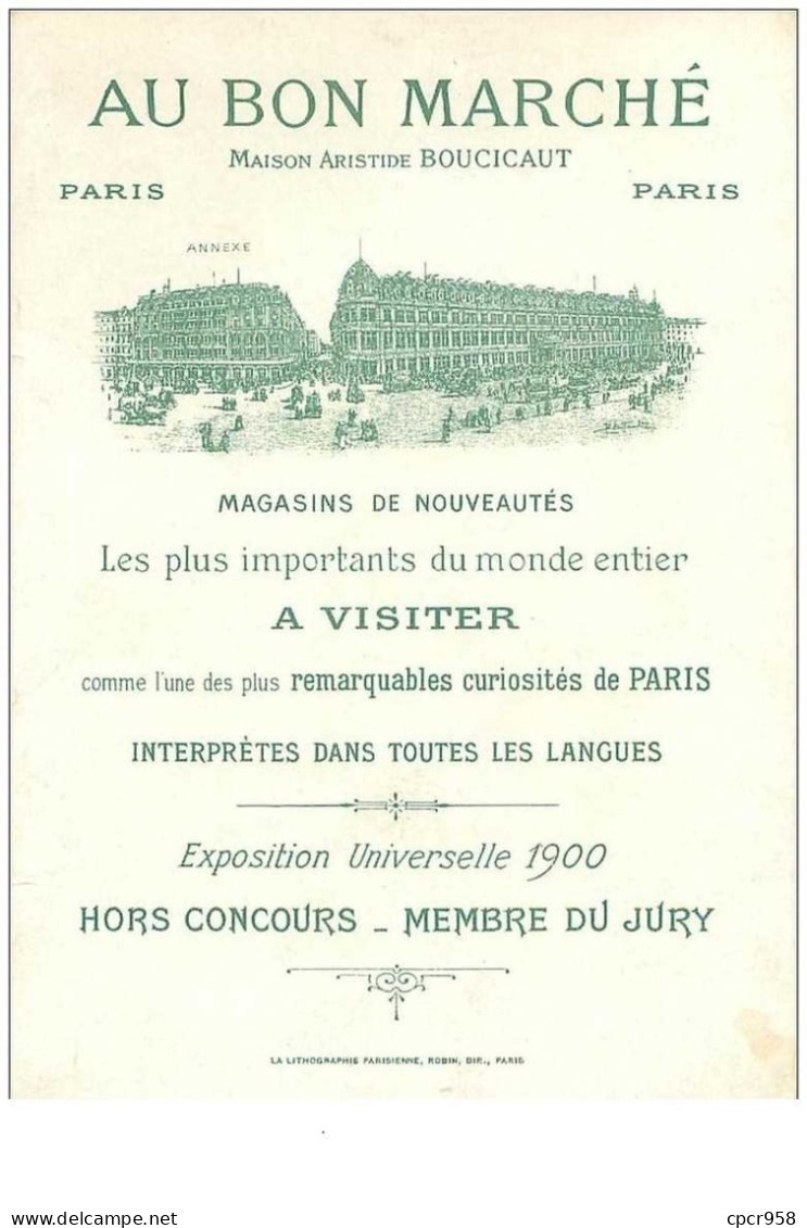 Chromos. N°34098 .les Souhaits Ridicules .n°2 .au Bon Marché.publicité. 16  X 11.5 Cm - Au Bon Marché