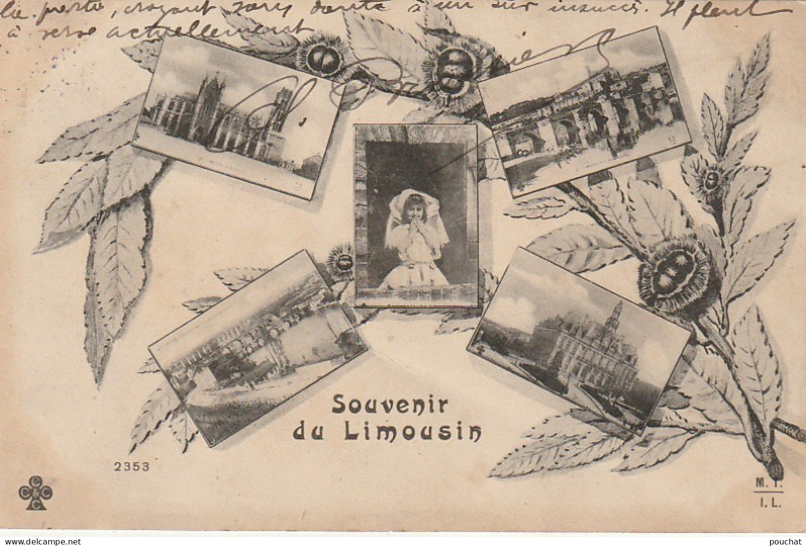 ZY 74- LIMOUSIN - CARTE  SOUVENIR MULTIVUES - 2 SCANS  - Greetings From...