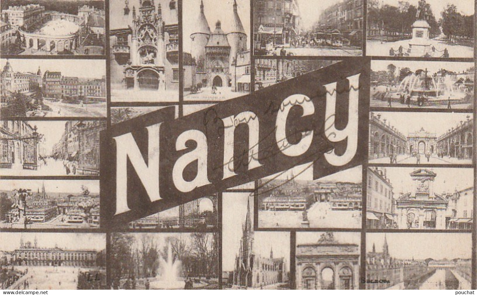 ZY 74-(54) NANCY - CARTE  SOUVENIR  MULTIVUES  - 2 SCANS  - Gruss Aus.../ Gruesse Aus...