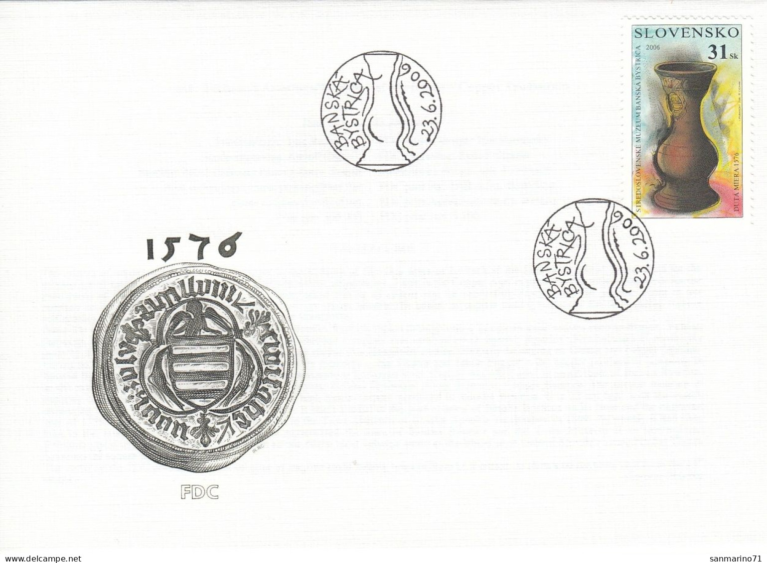 FDC SLOVAKIA 541 - Museen