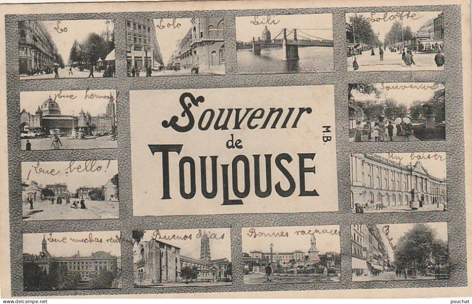 ZY 74-(31) TOULOUSE - CARTE  SOUVENIR  MULTIVUES -  2 SCANS  - Greetings From...