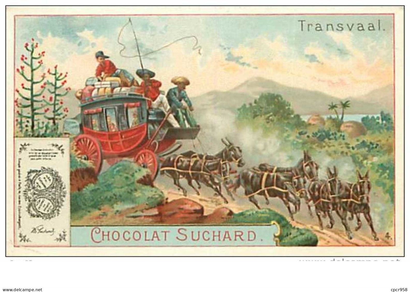 CHROMOS.SUCHARD.n°85.TRANSVAAL - Suchard