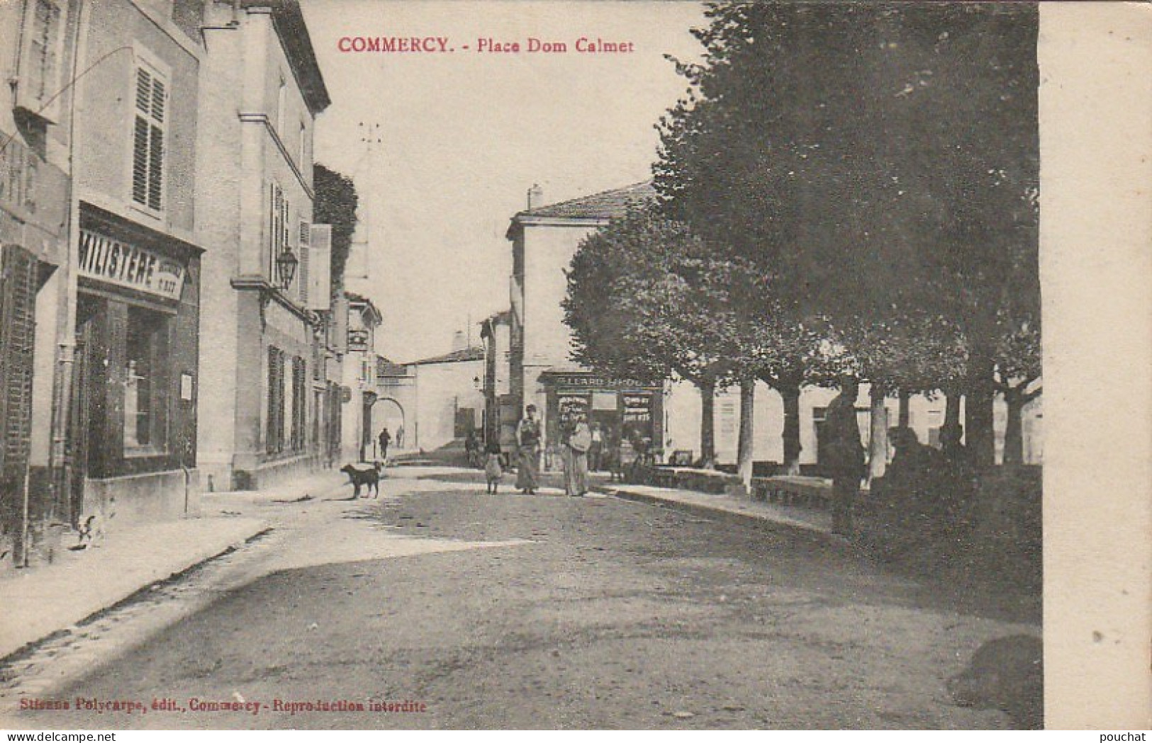 ZY 75-(55) COMMERCY - PLACE DOM CALMET - ANIMATION - FAMILISTERE  - 2 SCANS - Commercy