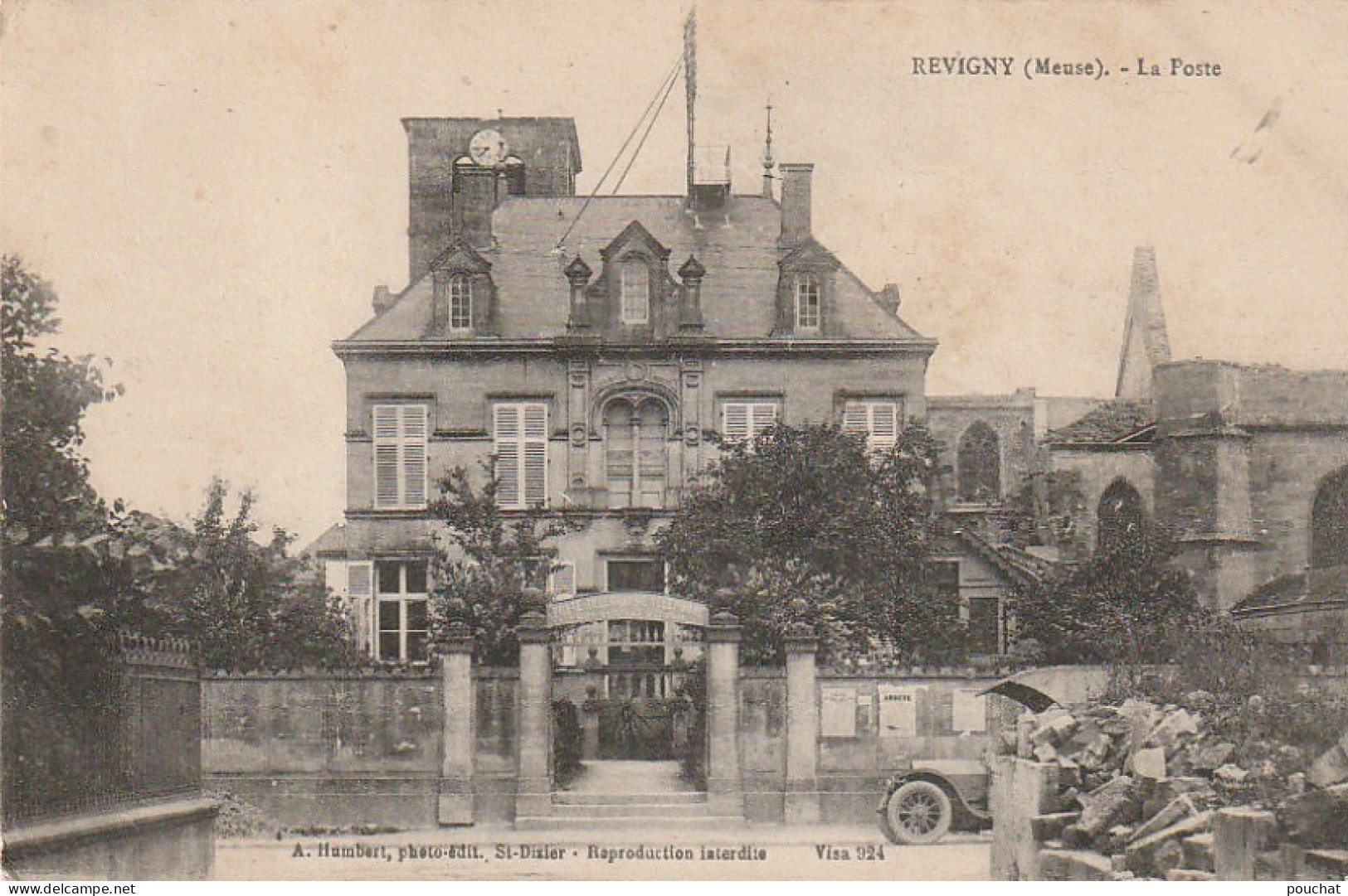 ZY 75-(55) REVIGNY - LA POSTE - 2 SCANS - Revigny Sur Ornain