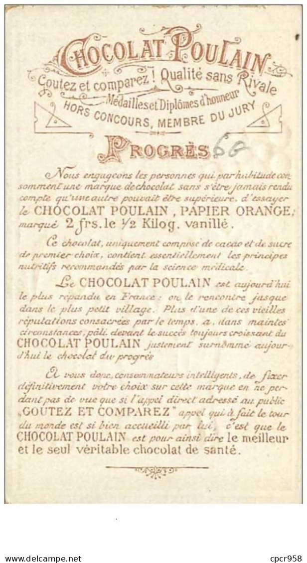 CHROMOS.n°10124.CHOCOLAT POULAIN.PUIS PENDANT QUE TU ACHETERAS UN BALLON.GARCONNETS A LA FETE FORRAINE - Poulain