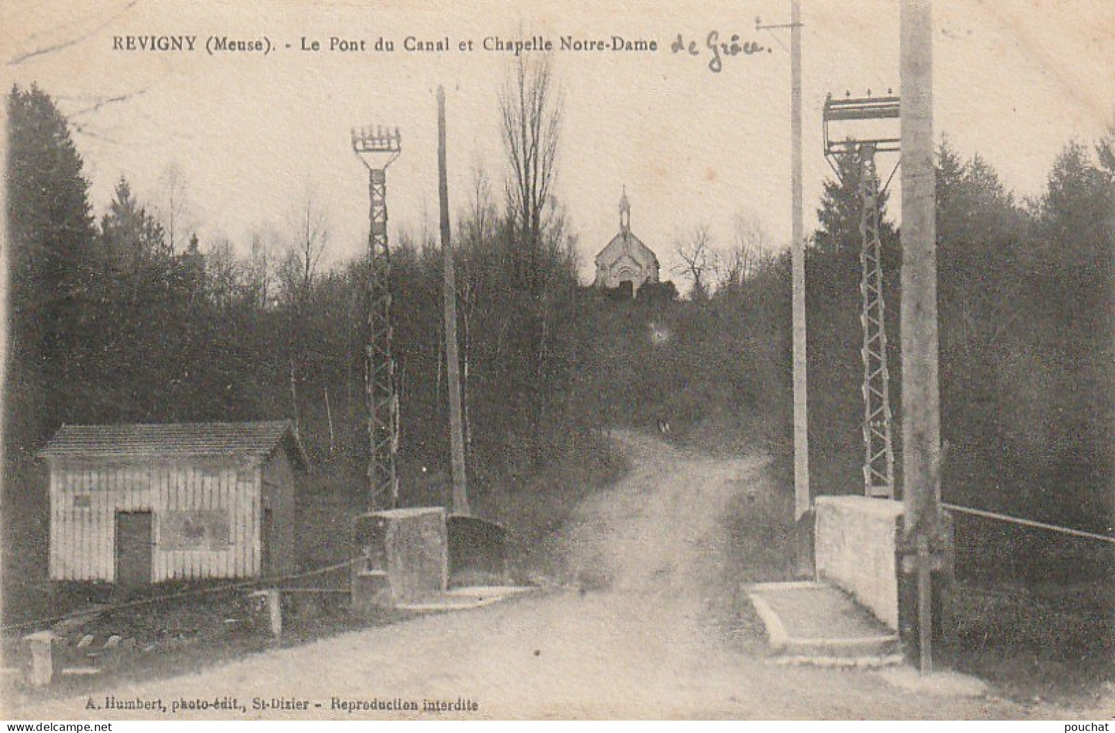 ZY 75-(55) REVIGNY - LE PONT DU CANAL ET CHAPELLE NOTRE DAME - 2 SCANS - Revigny Sur Ornain