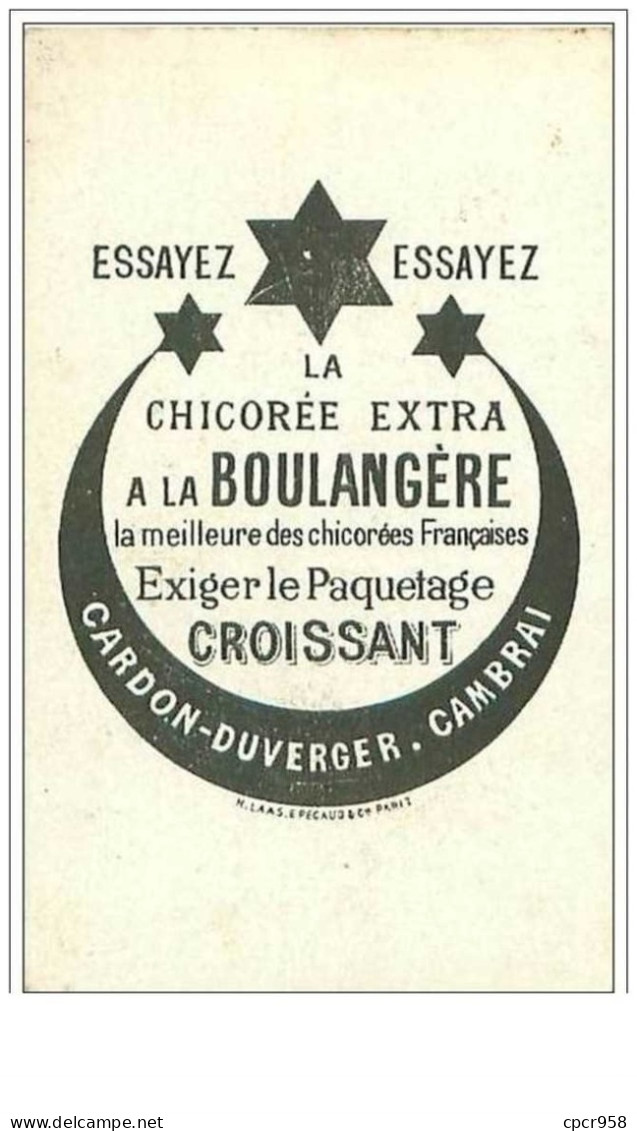 CHROMOS.LA CHICOREE EXTRA A LA BOULANGERE.n°107.METIER.MARCHAND DE JOURNEAUX - Tea & Coffee Manufacturers