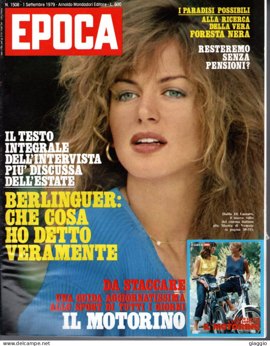 °°° RIVISTA EPOCA N° 1508 DEL 1 SETTEMBRE 1979 °°° - Other & Unclassified