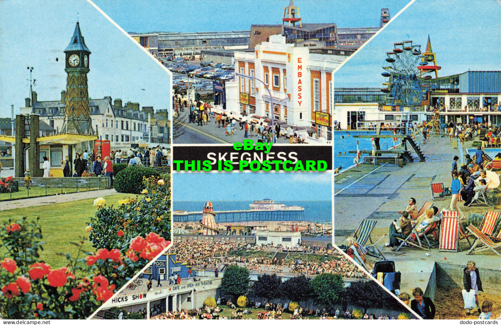 R573360 Skegness. Color Gloss View Series. Bamforth. 1973. Multi View - Monde