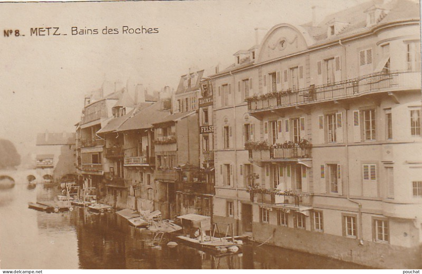 ZY 77-(57) METZ - BAINS DES ROCHES - 2 SCANS - Metz