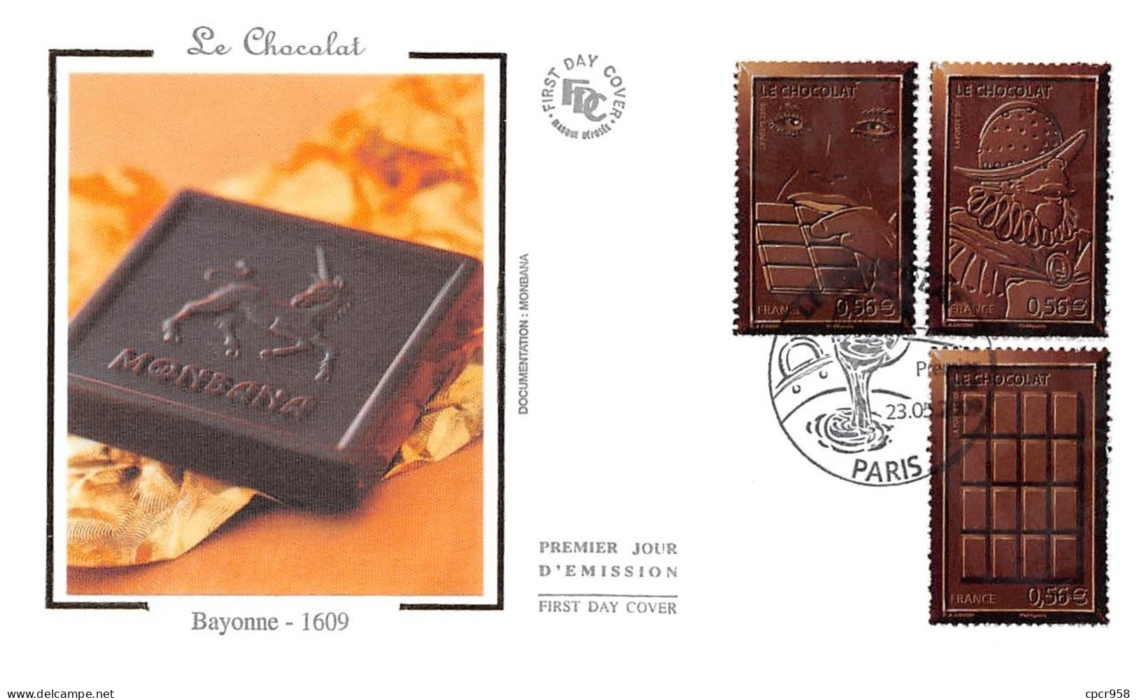 FRANCE. FDC.n°208725. 23/05/2009. Cachet Paris. Le Chocolat. Bayonne - 2000-2009