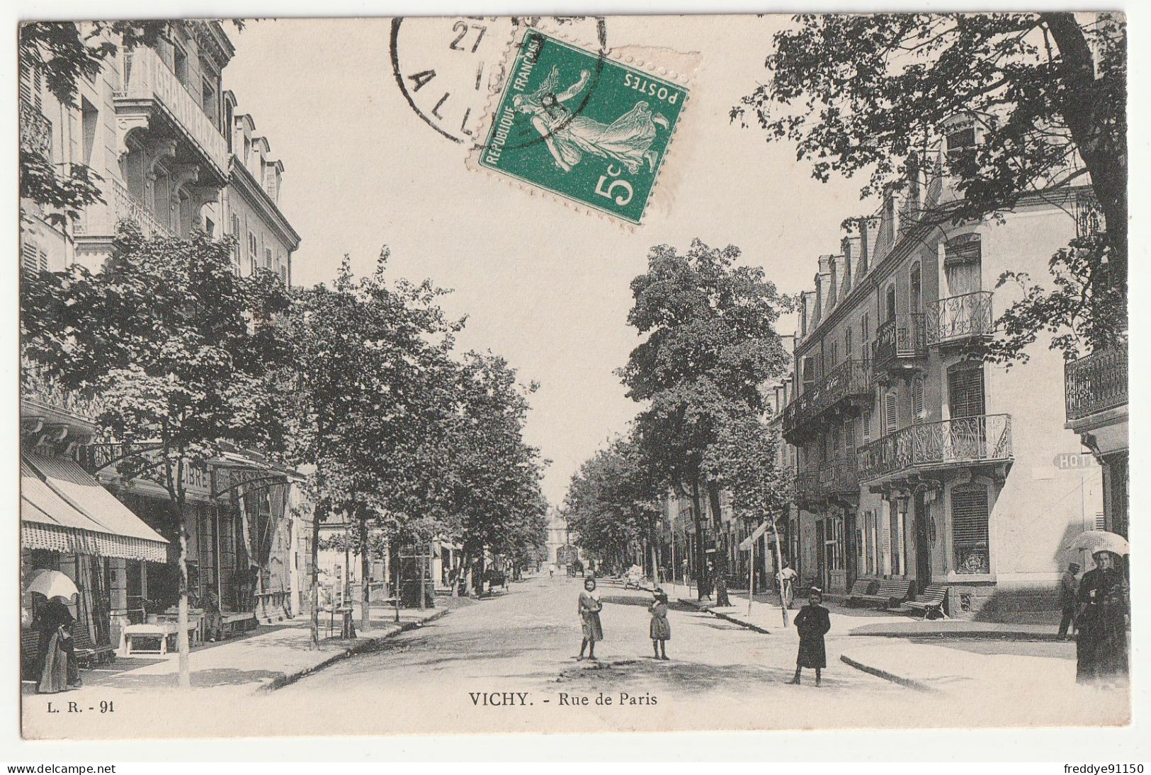 03 . Vichy . Rue De Paris . 1918 - Vichy