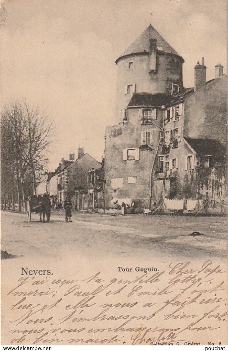 ZY 78-(58) NEVERS - TOUR GOGUIN - 2 SCANS - Nevers