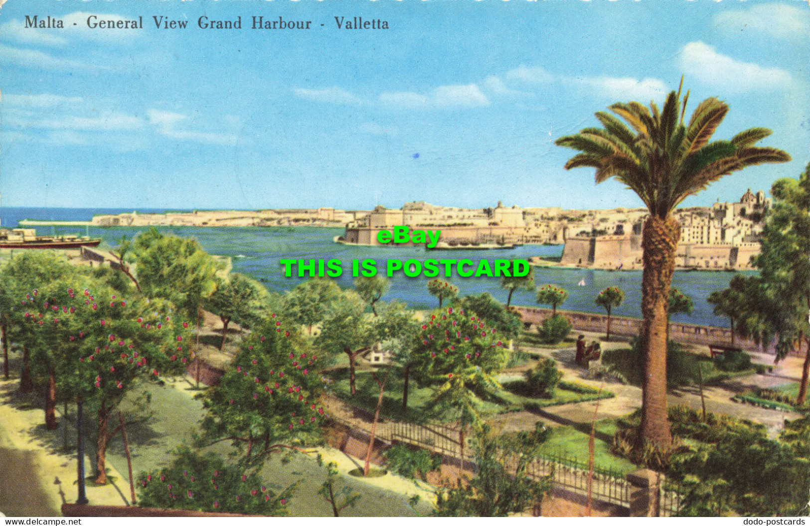 R573379 Malta. General View Grand Harbour. Valletta. Alfred Galea Zammit. 1960 - Monde