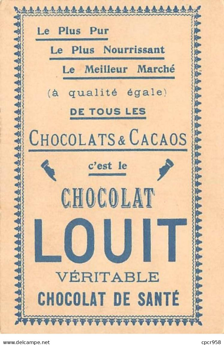 Chromos.AM15194.7x10 Cm Environ.Chocolat Louit.Bateau.Transatlantique - Louit