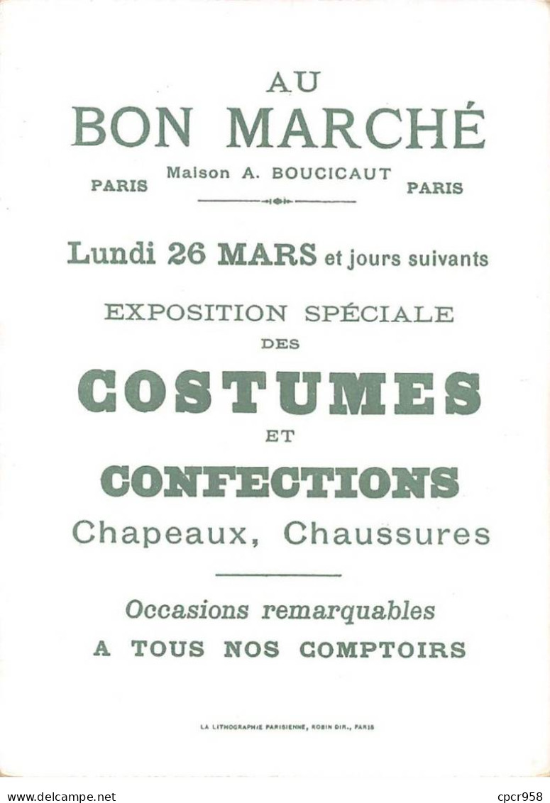 Chromos.AM15434.16x11 Cm Environ.Au Bon Marché.Barbe Bleue.N°2.La Tentation était Si Forte, Qu'elle Ne Pût La ... - Au Bon Marché