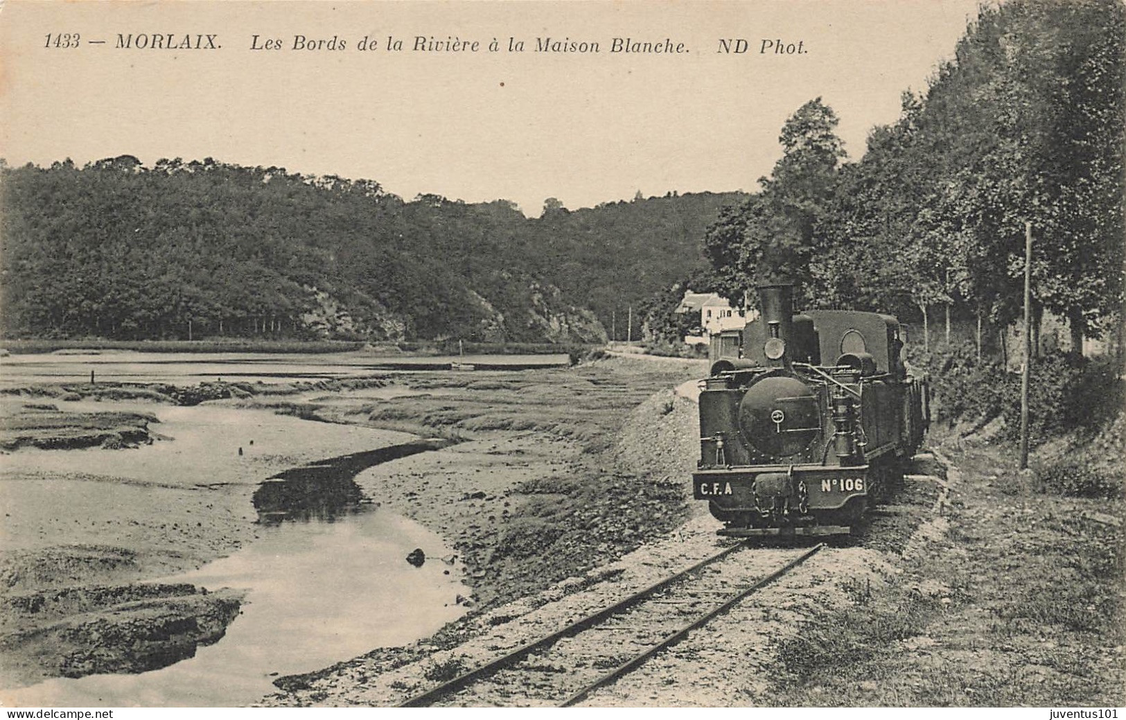 CPA Morlaix-Les Bords De La Rivière à La Maison Blanche-1433      L2884 - Morlaix