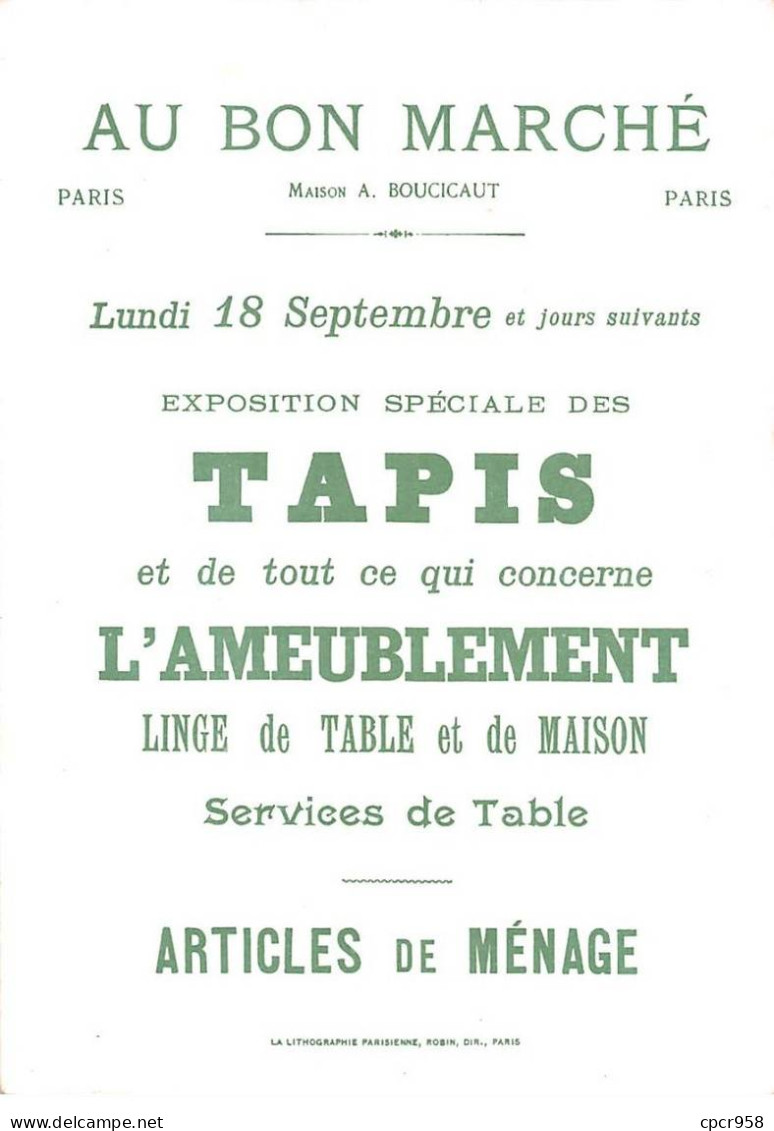 Chromos.AM15408.16x11 Cm Environ.Au Bon Marché.N°4.Riquet à La Houppe.Vous Me Voyez, Dit-il, Madame... - Au Bon Marché