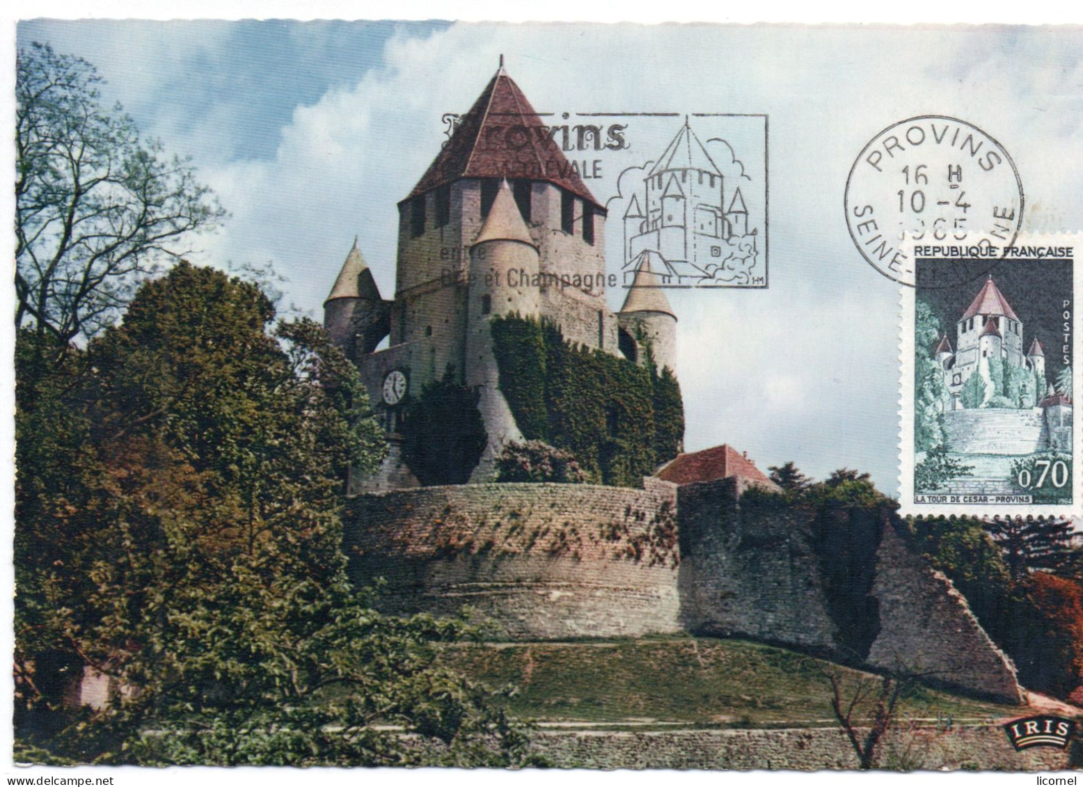 Cartes Maxi  1965 : PROVINS - 1960-1969