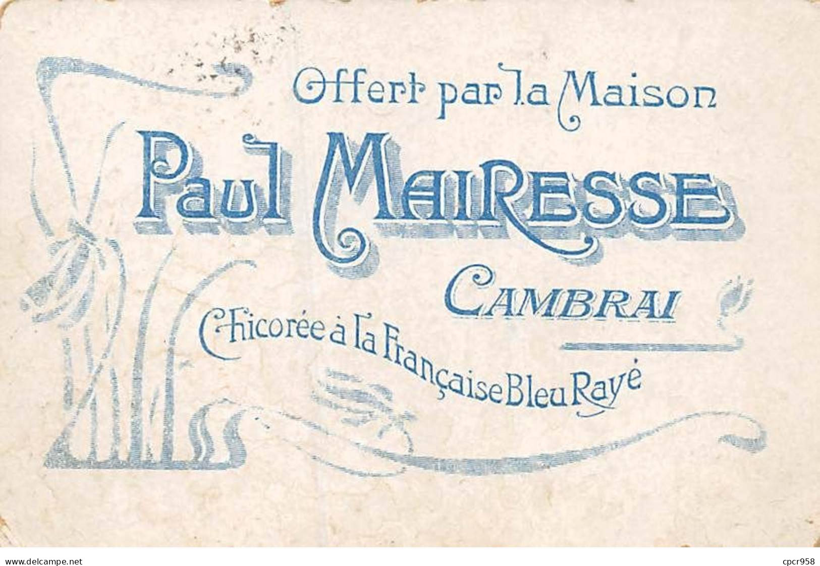 Chromos.AM16328.7x11 Cm Environ.Paul Mairesse.Chicorée.La Mer.N°15.La Soupe à Bord - Tè & Caffè