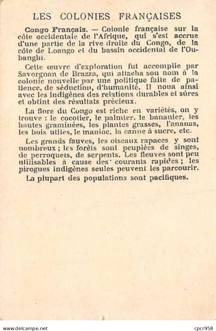 Chromos.AM16313.7x10 Cm Environ.Colonies Françaises.Le Congo.Les Rives De L'ogooue.Plage De Libreville.Rapides... - Sonstige & Ohne Zuordnung