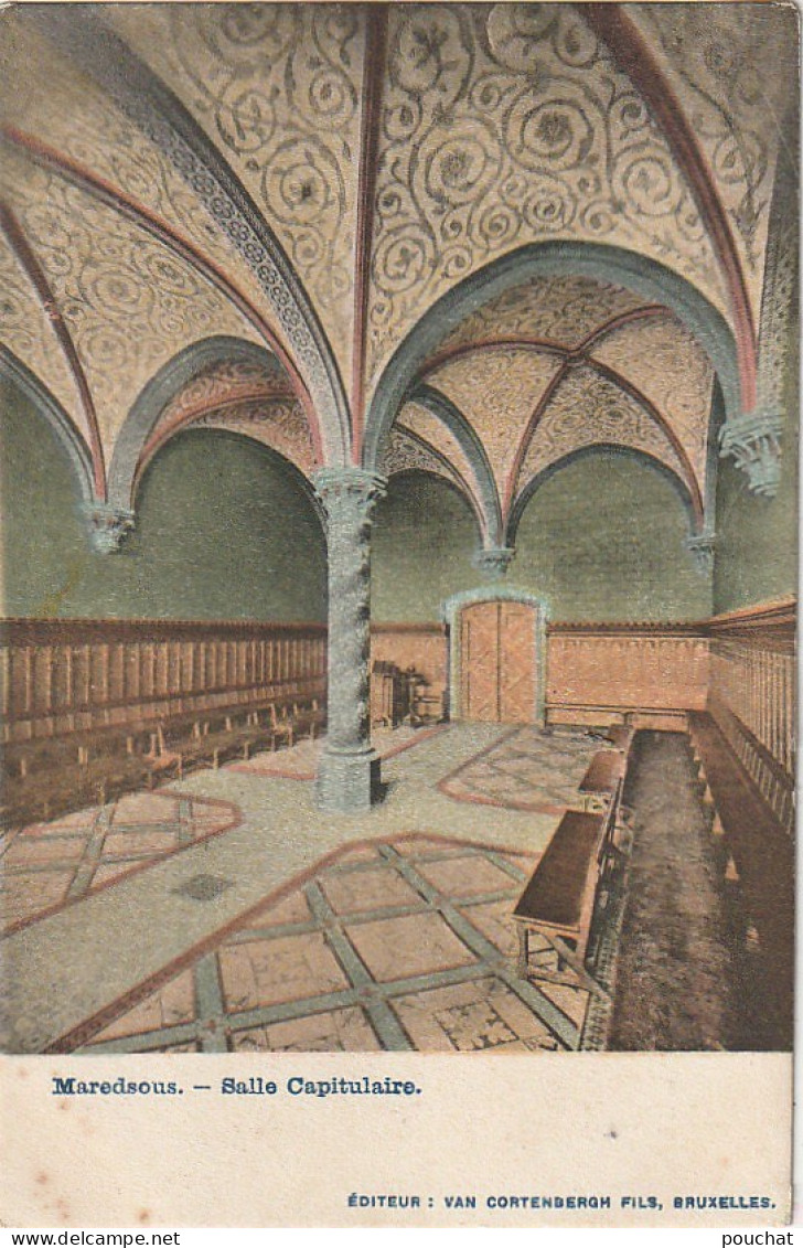ZY 81- MAREDSOUS ( BELGIQUE ) - SALLE CAPITULAIRE - ABBAYE - 2 SCANS - Anhee