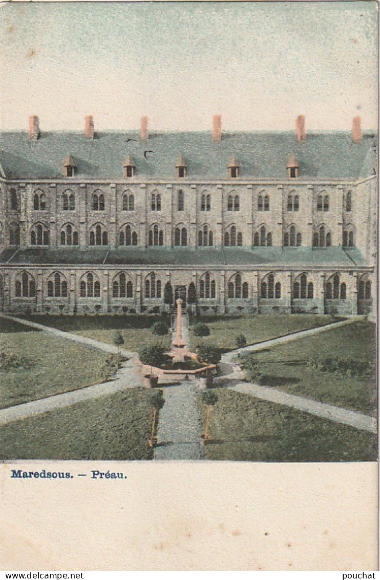 ZY 81- MAREDSOUS ( BELGIQUE ) - PREAU - ABBAYE - 2 SCANS - Anhee
